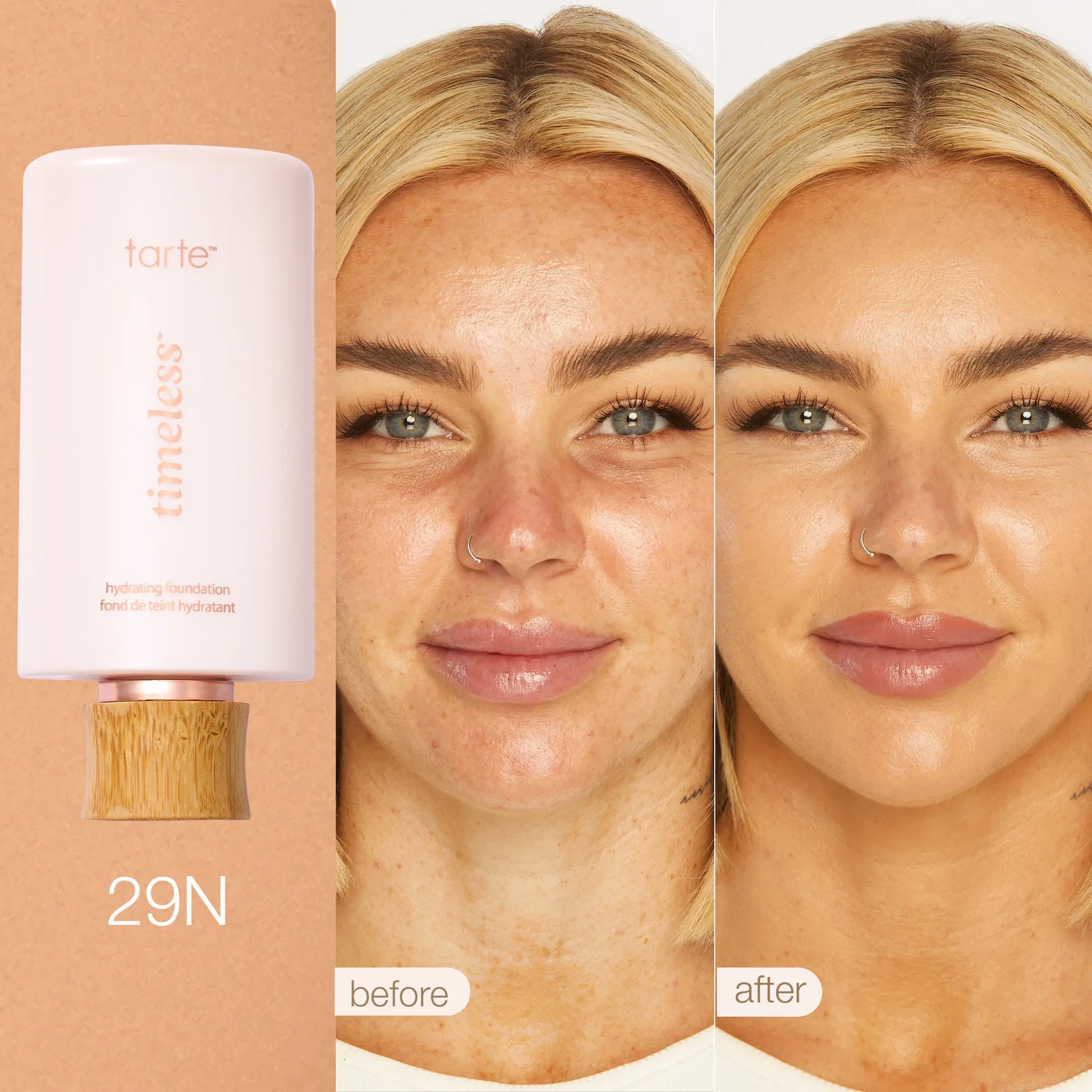 Tarte Timeless Hydrating Foundation & Serum Foundation Brush - Full Coverage Serum Foundation + FREE Brush