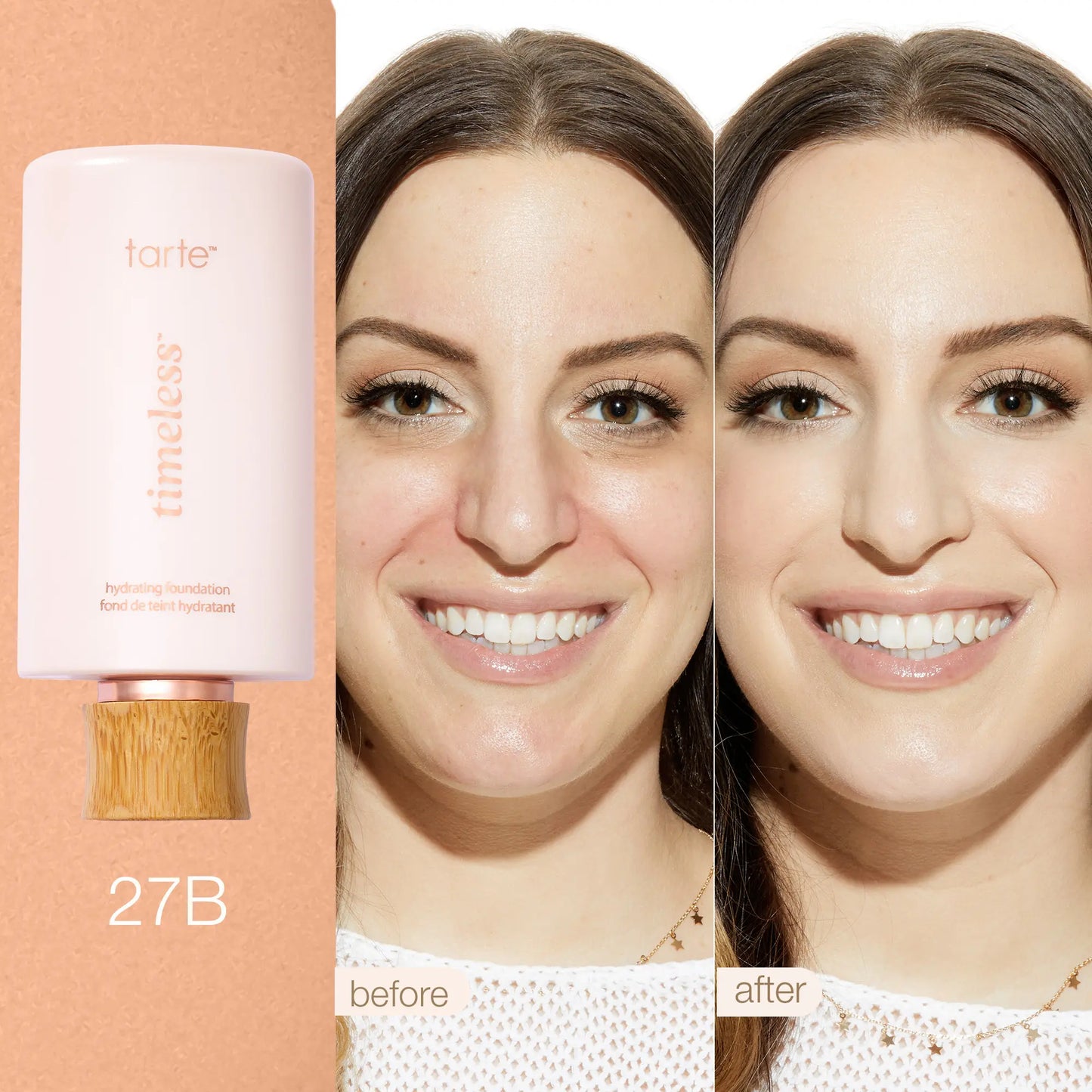 Tarte Timeless Hydrating Foundation & Serum Foundation Brush - Full Coverage Serum Foundation + FREE Brush